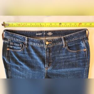 Old Navy Women's High Rise Vintage Flare Blue Jeans Size 14